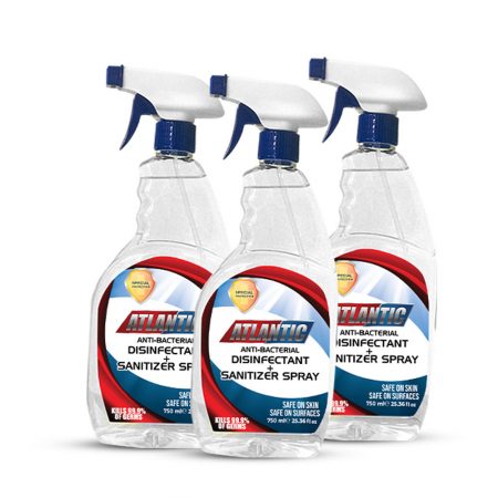 Atlantic Disinfectant Spray Pack of 3