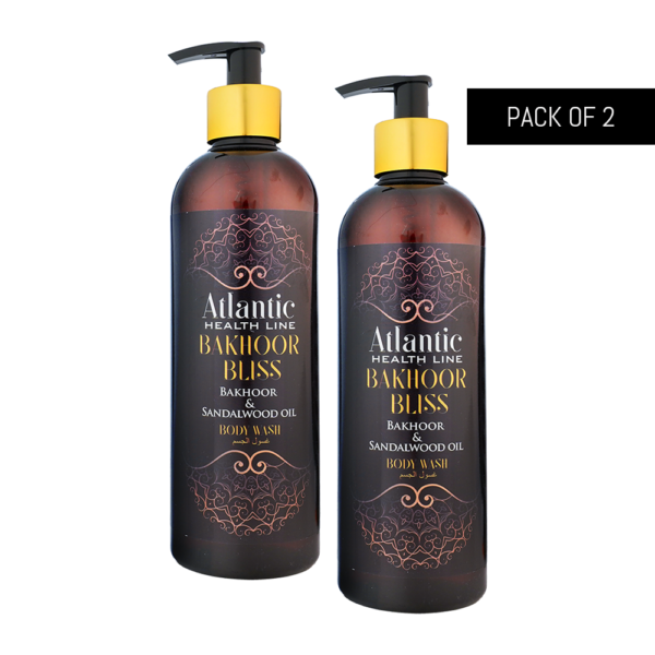 Round Bakhoor Bliss Body Wash Pack of 2