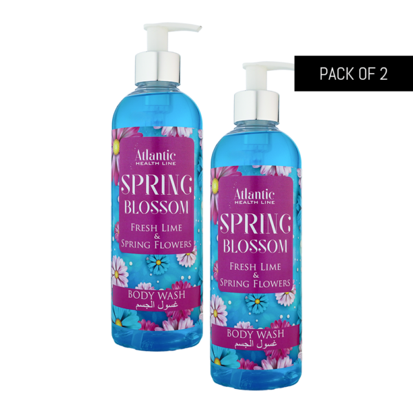 Round Spring Blossom Body Wash Pack of 2